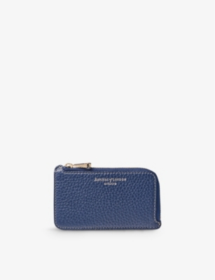 ASPINAL OF LONDON: Zipped small leather coin purse