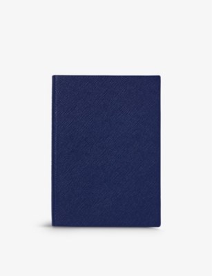 SMYTHSON - Soho ruled lambskin-leather notebook 19.6cm x 14cm ...