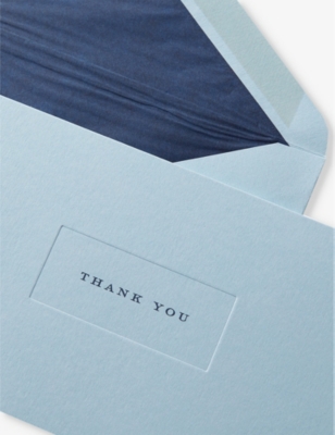 SMYTHSON: Thank You notelets pack of 10