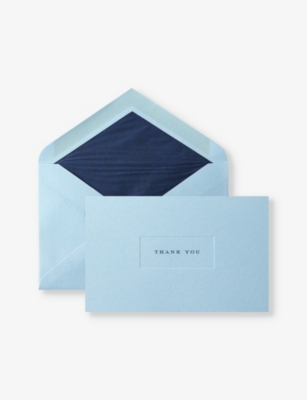 SMYTHSON: Thank You notelets pack of 10