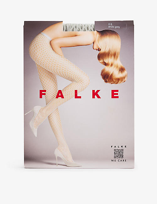 FALKE: Craftcore fishnet stretch-woven tights