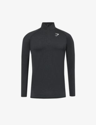 Gymshark Cotton Oversized Long Sleeve Top - Titanium Blue