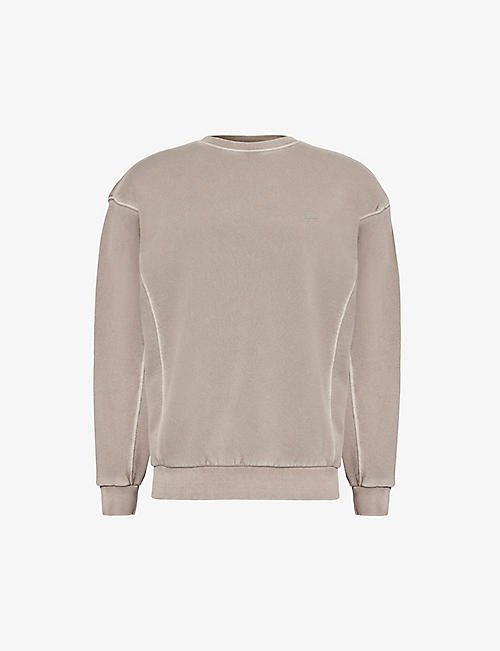 GYMSHARK: Everywear Comfort logo-embossed cotton-jersey sweatshirt