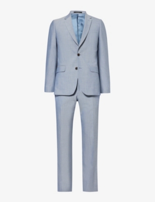 PAUL SMITH: Single-breasted regular-fit stretch-cotton suit