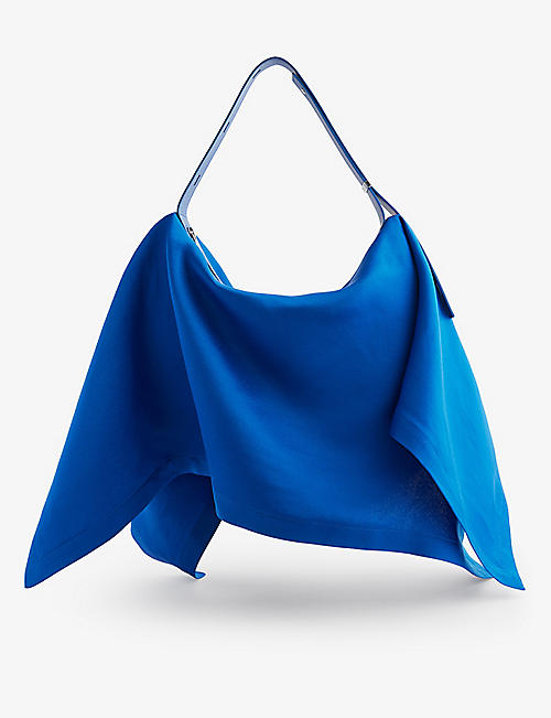 ISSEY MIYAKE: Enveloping Square woven shoulder bag