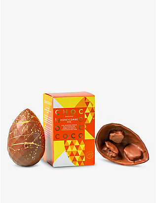 CHOCOCO: Chococo 47% milk chocolate and honeycomb Easter egg 175g