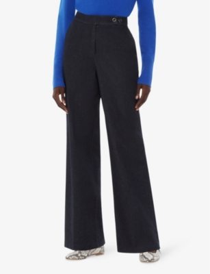 Joanna straight-leg mi-rise denim trousers