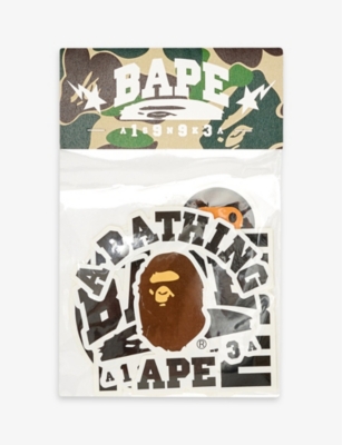 A BATHING APE: Logo-print stickers