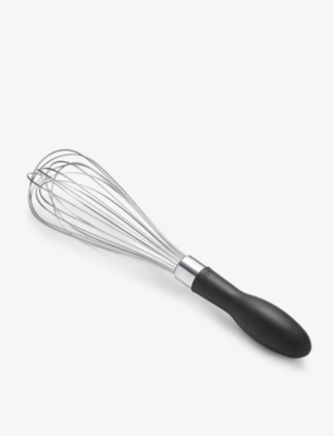 Shop Oxo Good Grips Silver/black Good Grips 11' Balloon-shape Steel And Silicone Whisk
