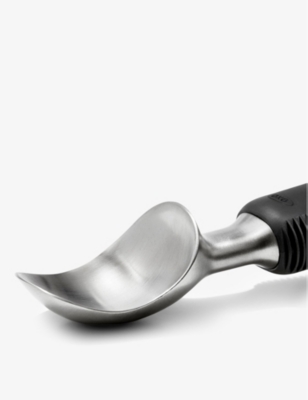 Oxo Good Grips Stainless-steel Ice Cream Scoop In Black & Silver