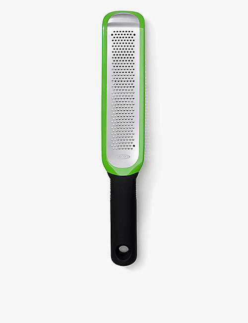OXO GOOD GRIPS: Stainless-steel etched zester and grater