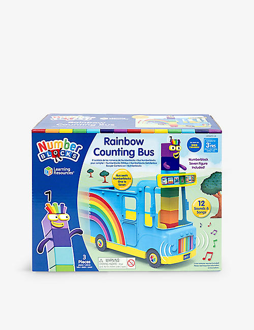 NUMBERBLOCKS: Rainbow Counting Bus playset