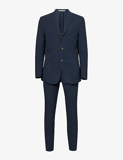ELEVENTY: Single-breasted regular-fit woven suit