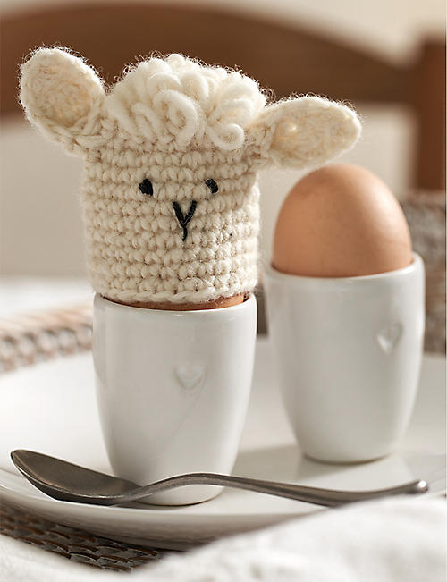 THE WHITE COMPANY: Lamb wool egg cosy pack of two