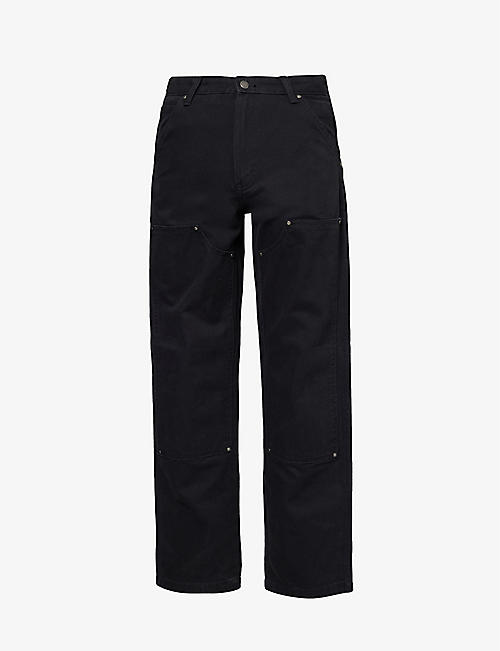 DICKIES: Double-knee straight-leg mid-rise jeans