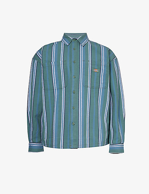 DICKIES: Glade Spring striped cotton shirt