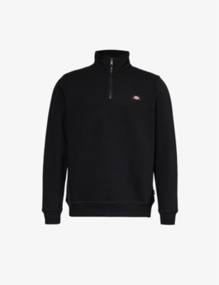 DICKIES: Oakport quarter-zip cotton-blend sweatshirt