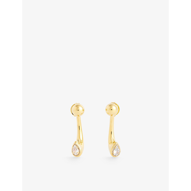 Shop Zimmermann Radiant 12ct Yellow Gold Plated-brass Earrings