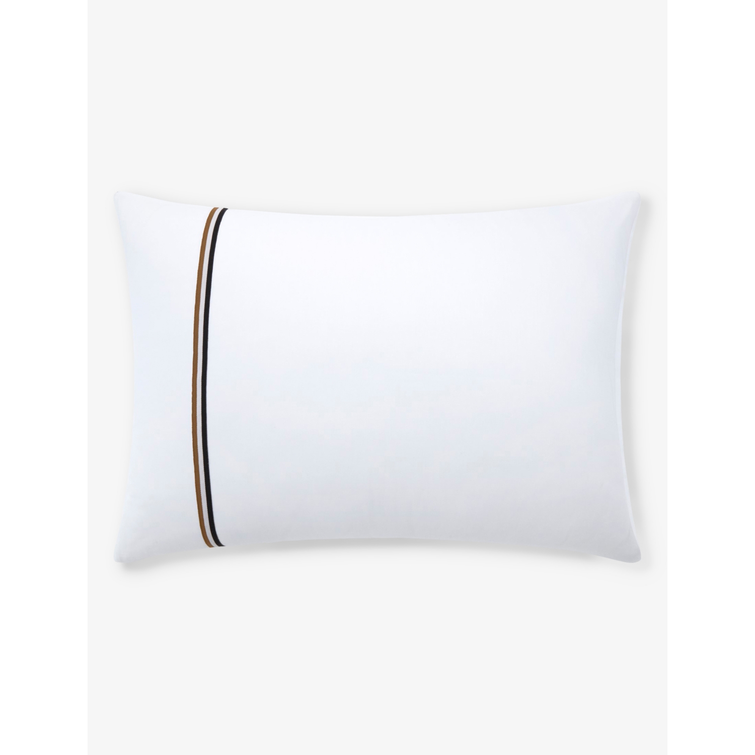 BOSS Blinea Stripe-Print Cotton Pillowcase 50cm x 75cm