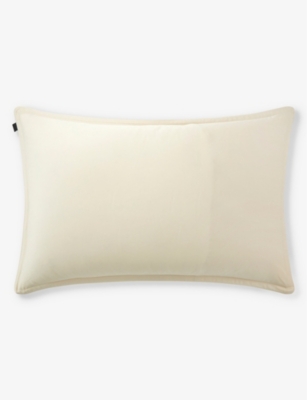 Shop Hugo Boss Boss Almond Loft Almond Tonal-piping Cotton Pillowcase 50cm X 75cm