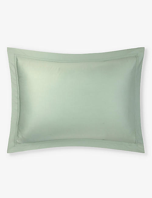 YVES DELORME: Triomphe organic-cotton Oxford pillowcase 50cm x 75cm