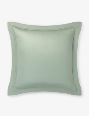 Shop Yves Delorme Veronese Triomphe Organic-cotton Oxford Pillowcase 65cm X 65cm
