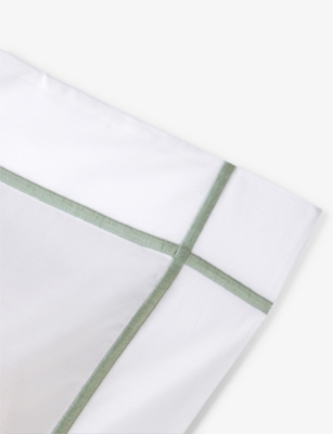 Yves Delorme Veronese Athena Organic-cotton Oxford Pillowcase 50cm X 75cm In Veronese