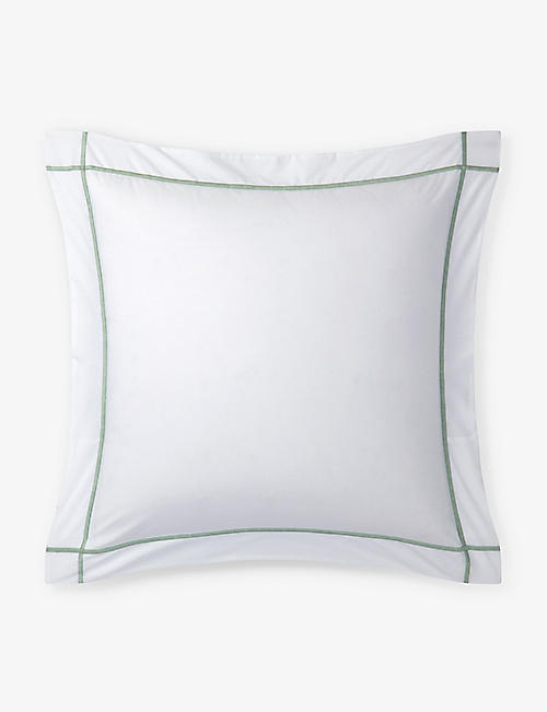 YVES DELORME: Athena organic-cotton Oxford pillowcase 65cm x 65cm