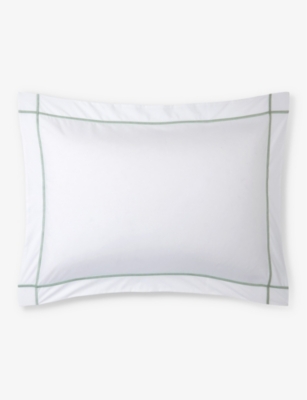 Yves Delorme Veronese Athena Organic-cotton Oxford Pillowcase 50cm X 90cm