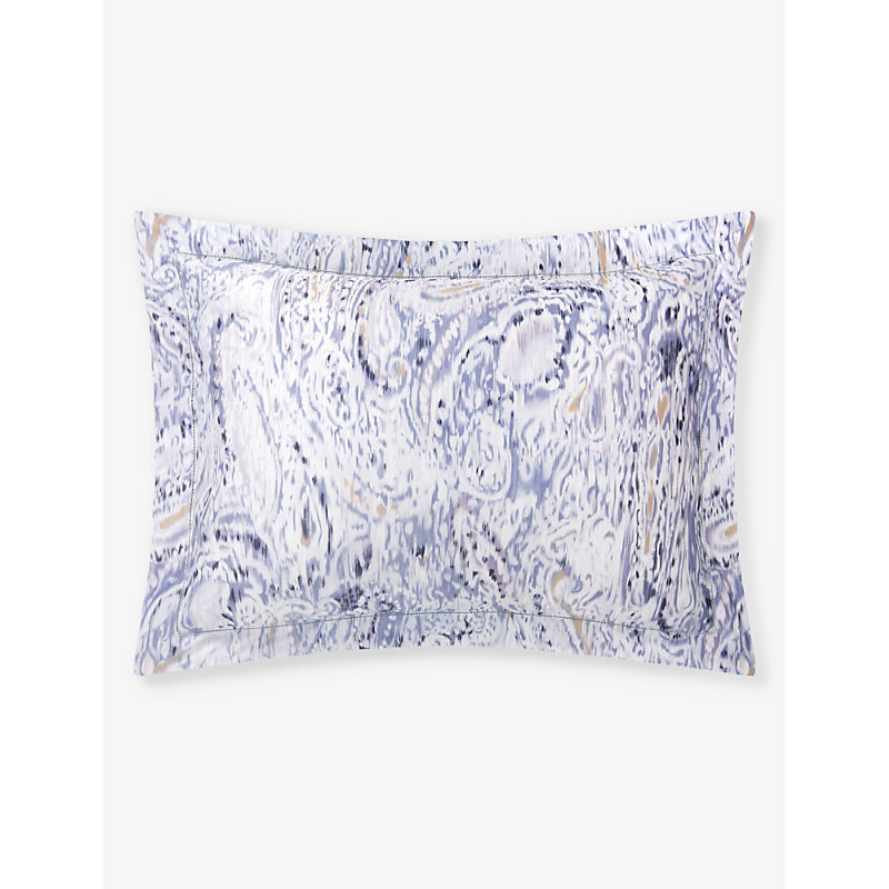 Shop Ralph Lauren Home Multicoloured Lorelai Abstract-print Cotton Oxford Pillowcase 50cm X 90cm