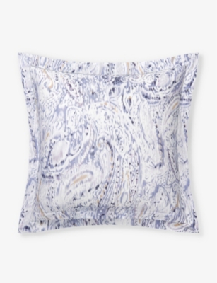 Shop Ralph Lauren Home Multicoloured Lorelai Abstract-print Cotton Oxford Pillowcase 50cm X 50cm