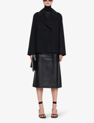 JOSEPH: Gilkes relaxed-fit wool and silk-blend coat