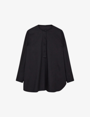 Joseph Poplin Botha Blouse In Black