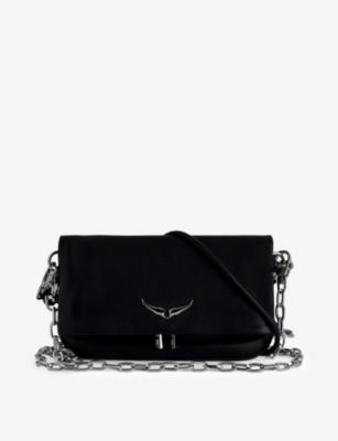 Zadig & Voltaire Zadig&voltaire Women's Noir Rock Nano Eternal Leather Clutch Bag