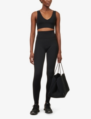Shop Adanola Womens Black Ultimate Stretch-recycled Polyamide Bra
