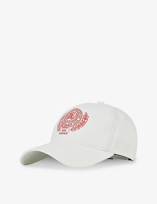 THE KOOPLES: Logo-print cotton-twill cap