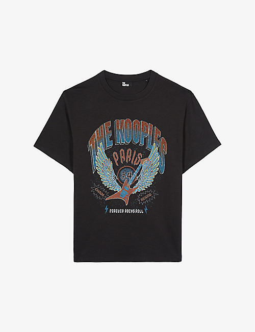 THE KOOPLES: Graphic-print cotton T-shirt