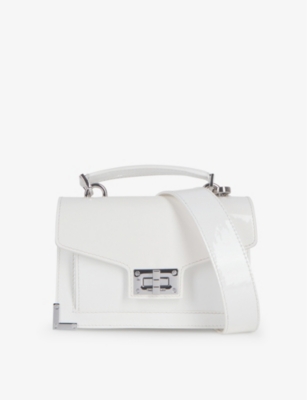 Shop The Kooples Emily New Nano Leather Bag In White