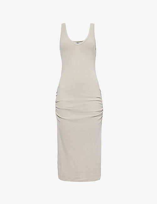 JAMES PERSE: Skinny slim-fit cotton-blend midi dress