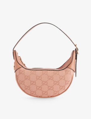 GUCCI: Ophidia mini monogram-pattern coated-canvas top-handle bag
