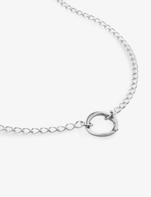 Monica Vinader Womens Sterling Silver Capture Chain Sterling-silver Necklace