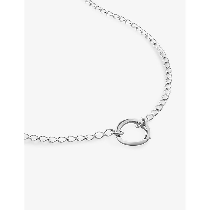 Monica Vinader Womens Sterling Silver Capture Chain Sterling-silver Necklace