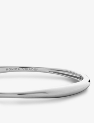 Monica Vinader Sterling Silver Nura Reef Bangle In Sterling Silver