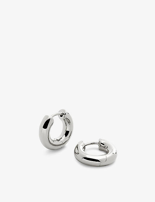 MONICA VINADER: Essential Click sterling-silver earrings