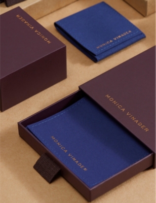 MONICA VINADER: Essential Click medium sterling-silver hoop earrings