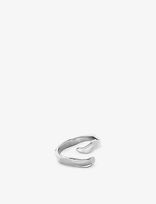 MONICA VINADER: Wave Wrap sterling-silver ring