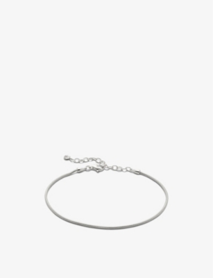 Shop Monica Vinader Women's Sterling Silver Snake Sterling-silver Chain Bracelet