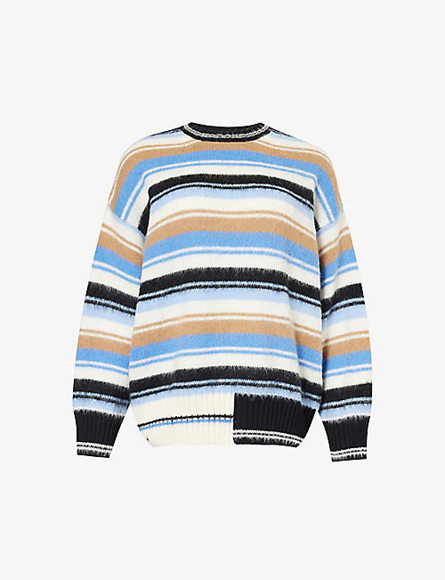 STINE GOYA: Shea striped knitted jumper