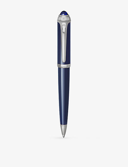 CARTIER: R de Cartier palladium-plated stainless-steel ballpoint pen