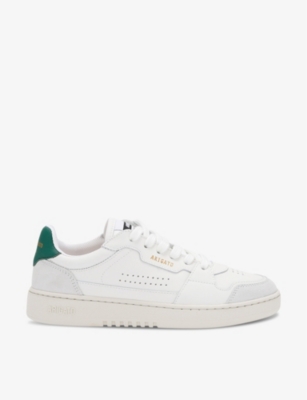 Shop Axel Arigato Dice Lo Leather And Suede Low-top Trainers In White/oth